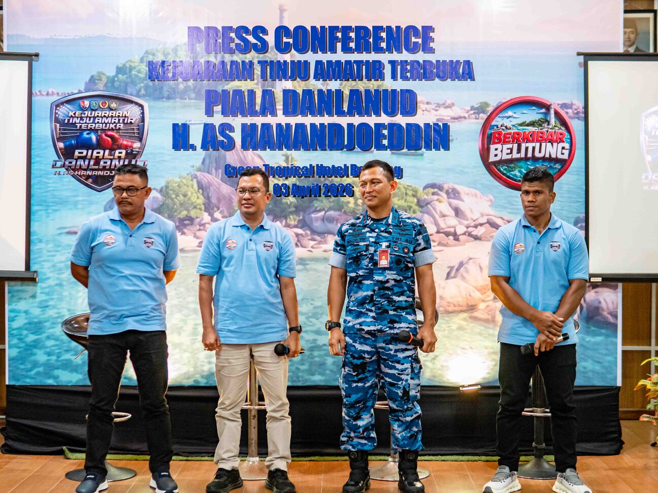 Press Conference Piala Danlanud Belitung