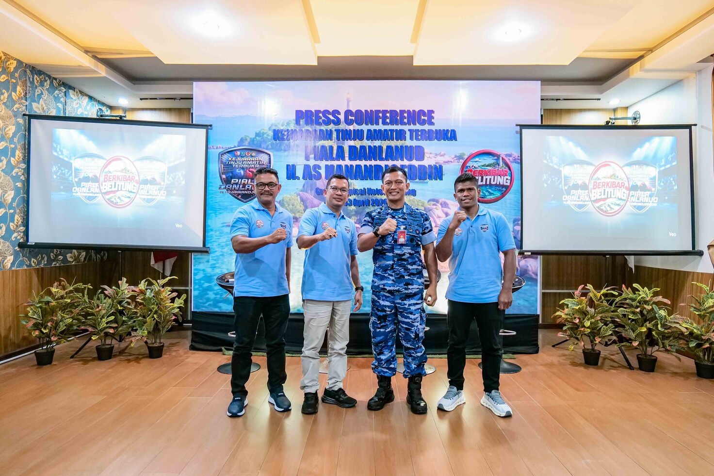 Press Conference Piala Danlanud Belitung