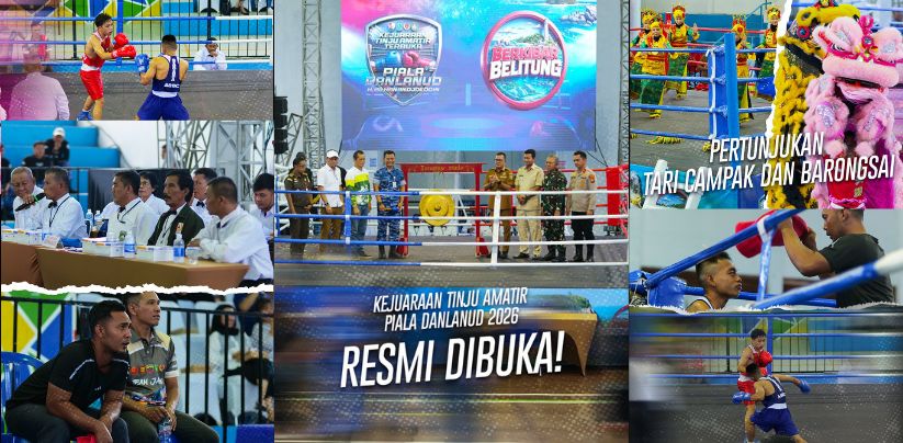 Kejuaraan Tinju Amatir Terbuka Piala Danlanud H. AS Hanadjoeddin 2026 Resmi Dibuka