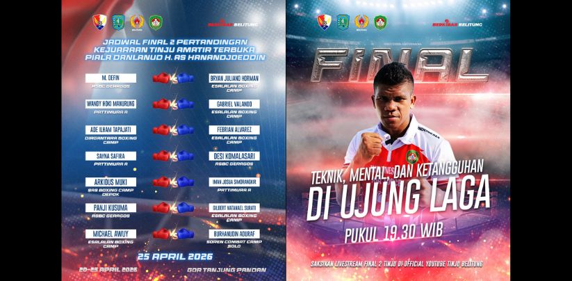 Jadwal Pertandingan Final Hari Terakhir 